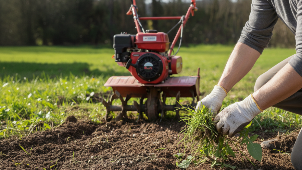 Image Faut-il désherber avant de passer le motoculteur?